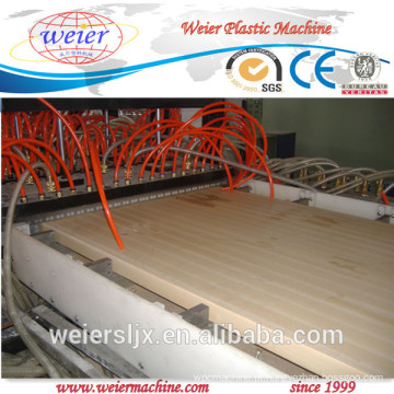 PVC wpc porta perfil wpc porta painel máquina, wpc porta painel toda linha de produção